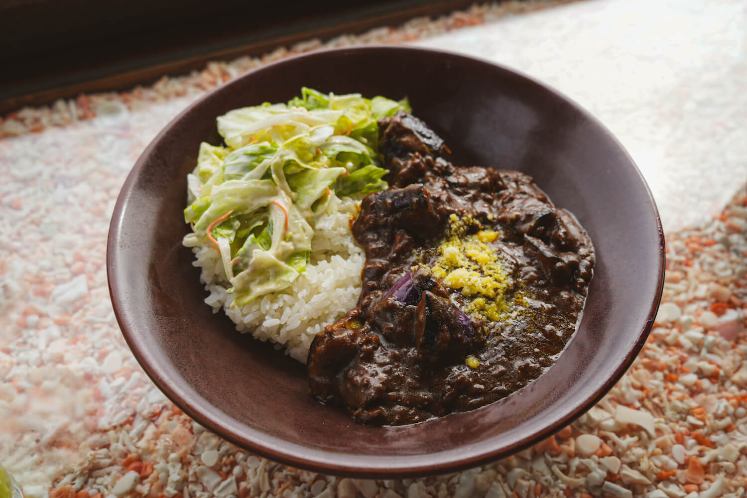 ナスとひき肉のカレー