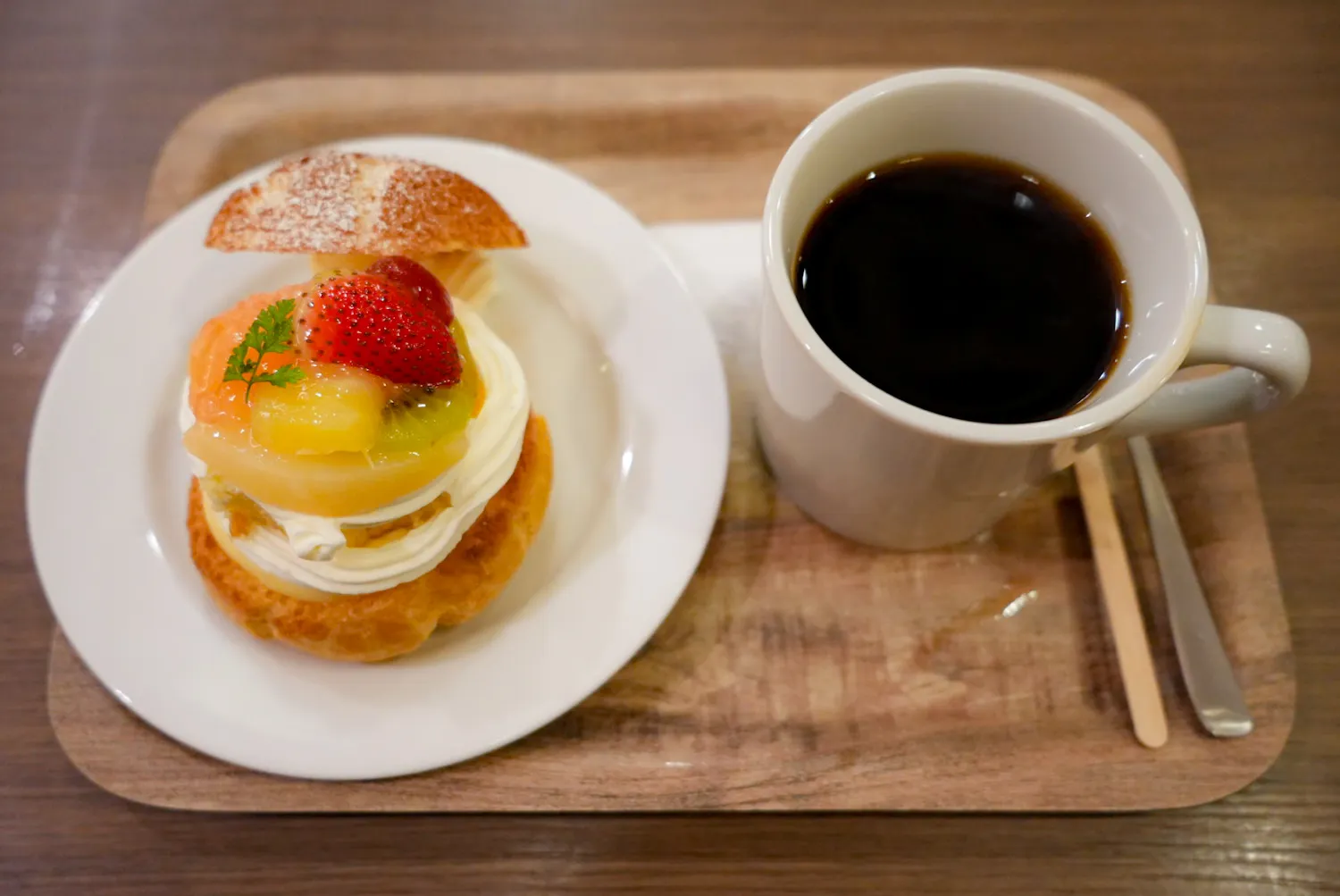 カフェ・サンタマリアのケーキセット
