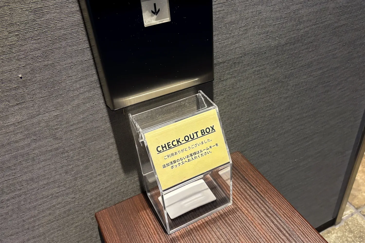 チェックアウトボックス