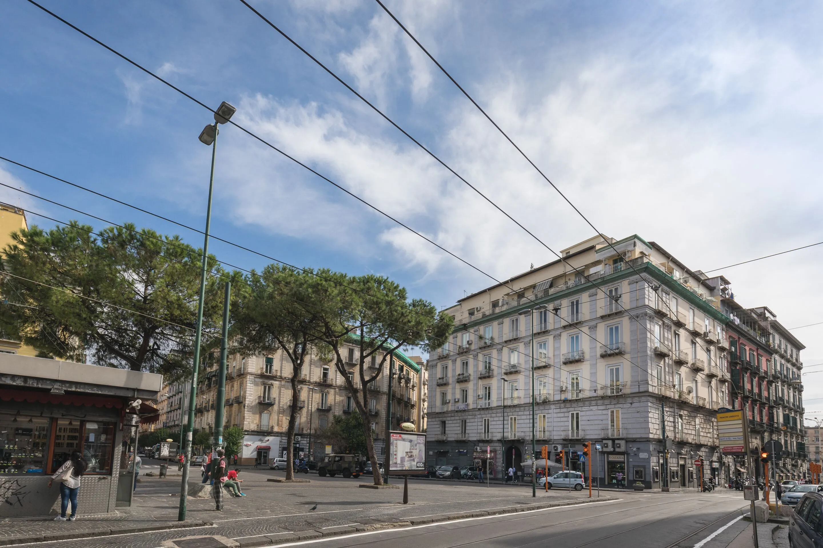 ホテル前の広場